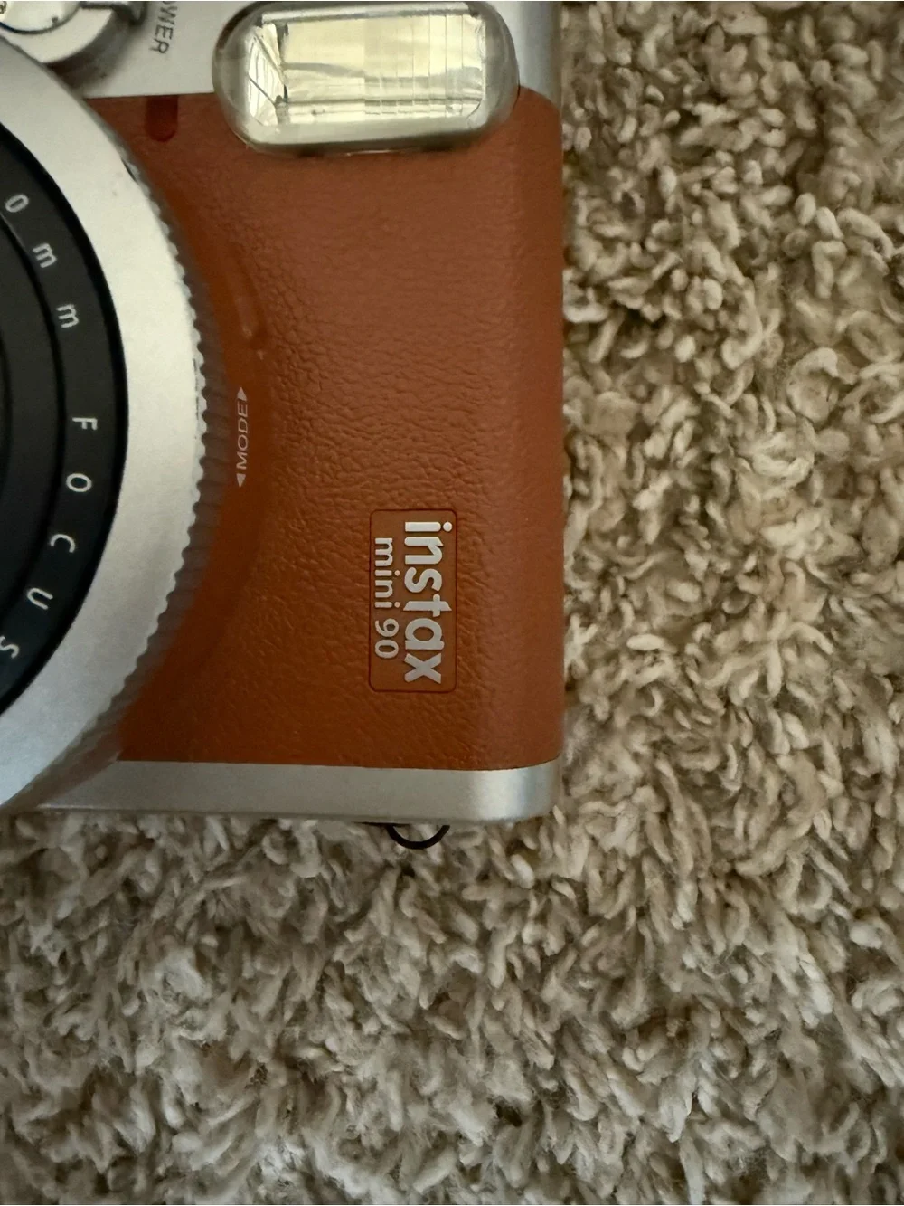 Fujifilm Instax Mini 90 Retro Brown and Silver Instant Polaroid Camera